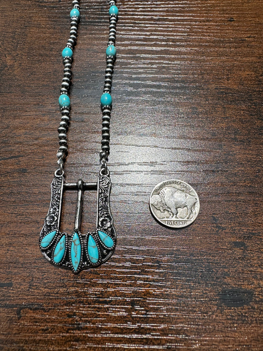 Shilo buckle necklace
