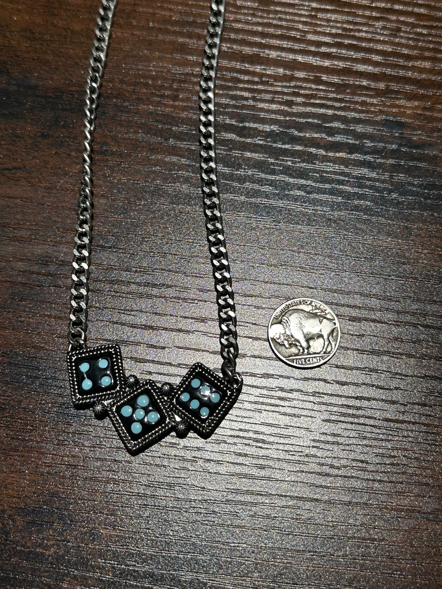 Dice necklace