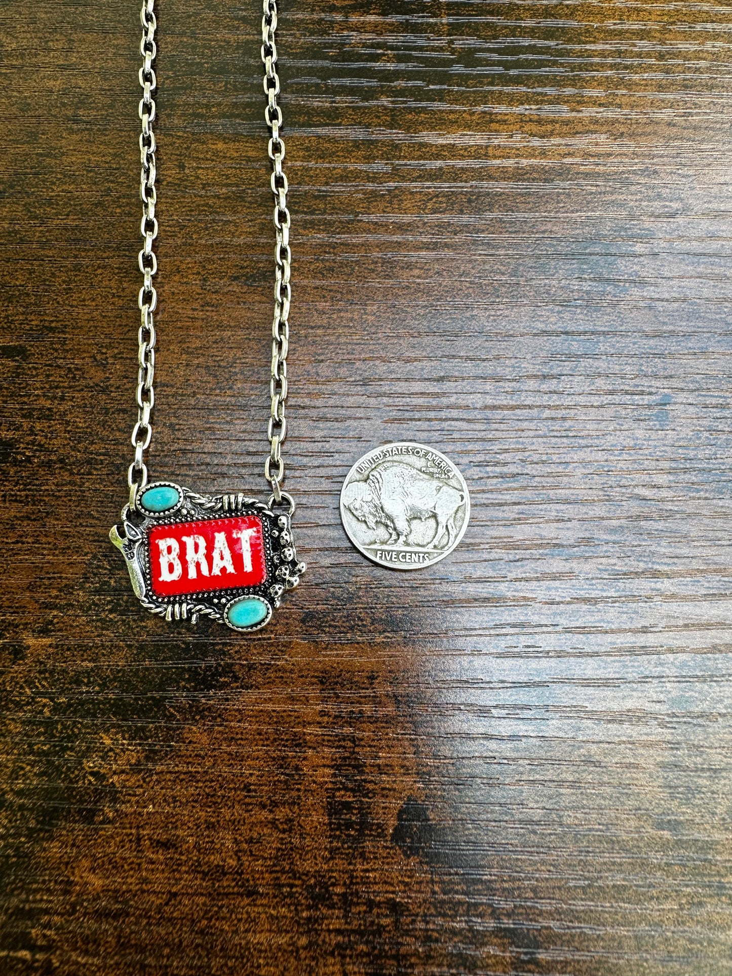 Brat necklace