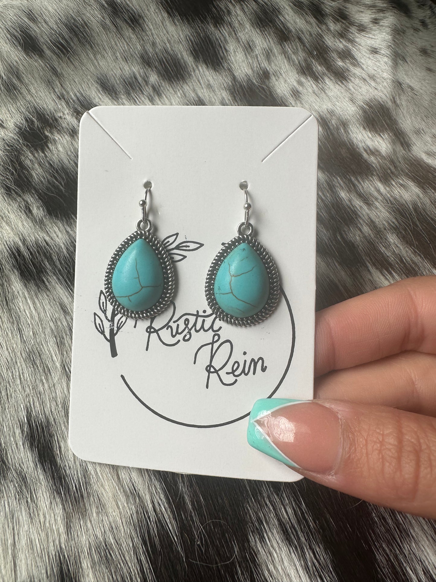 Tear drop earrings