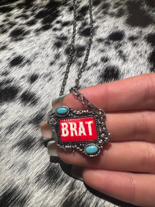 BRAT necklace