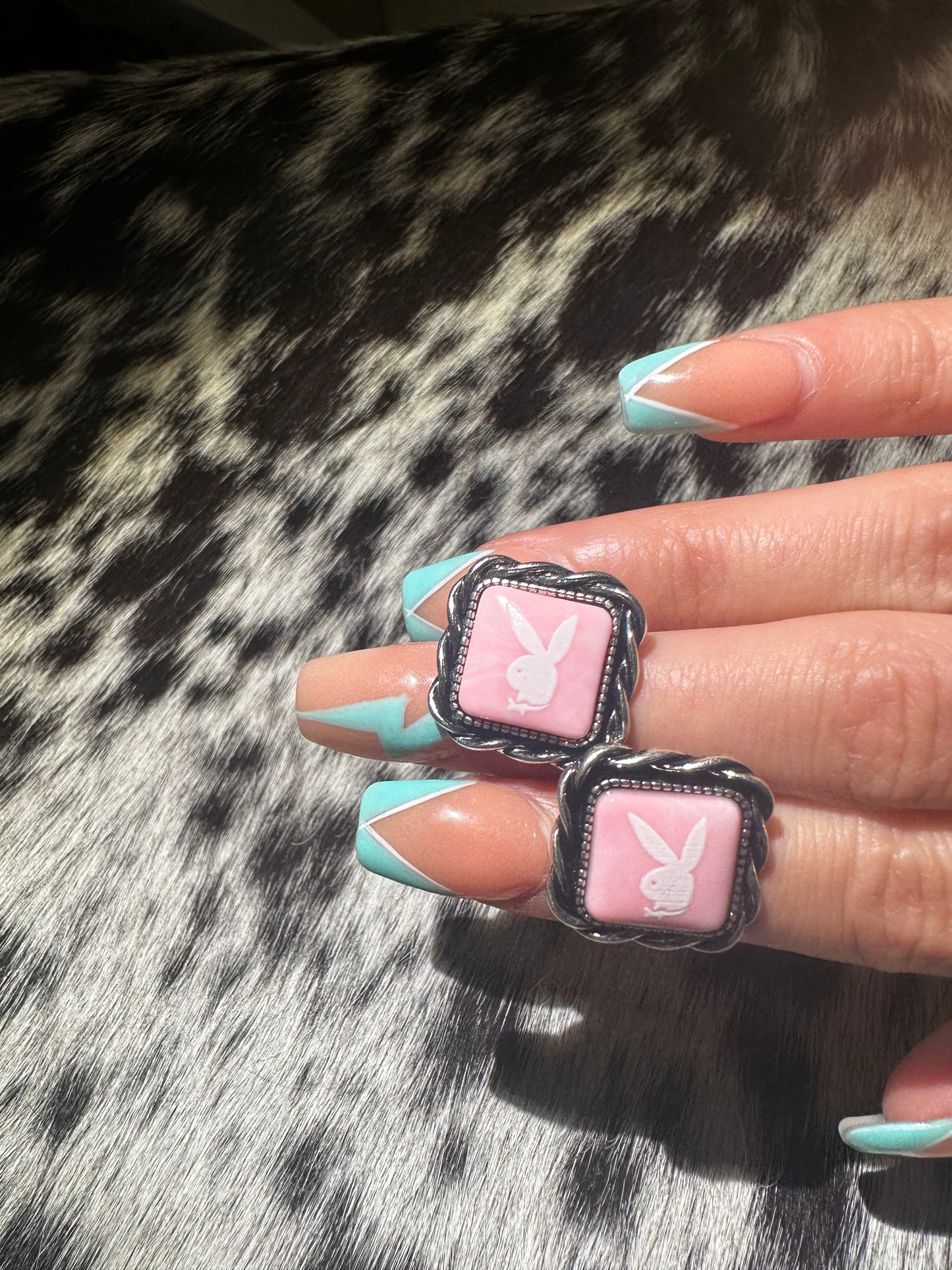 Play boy bunny earrings