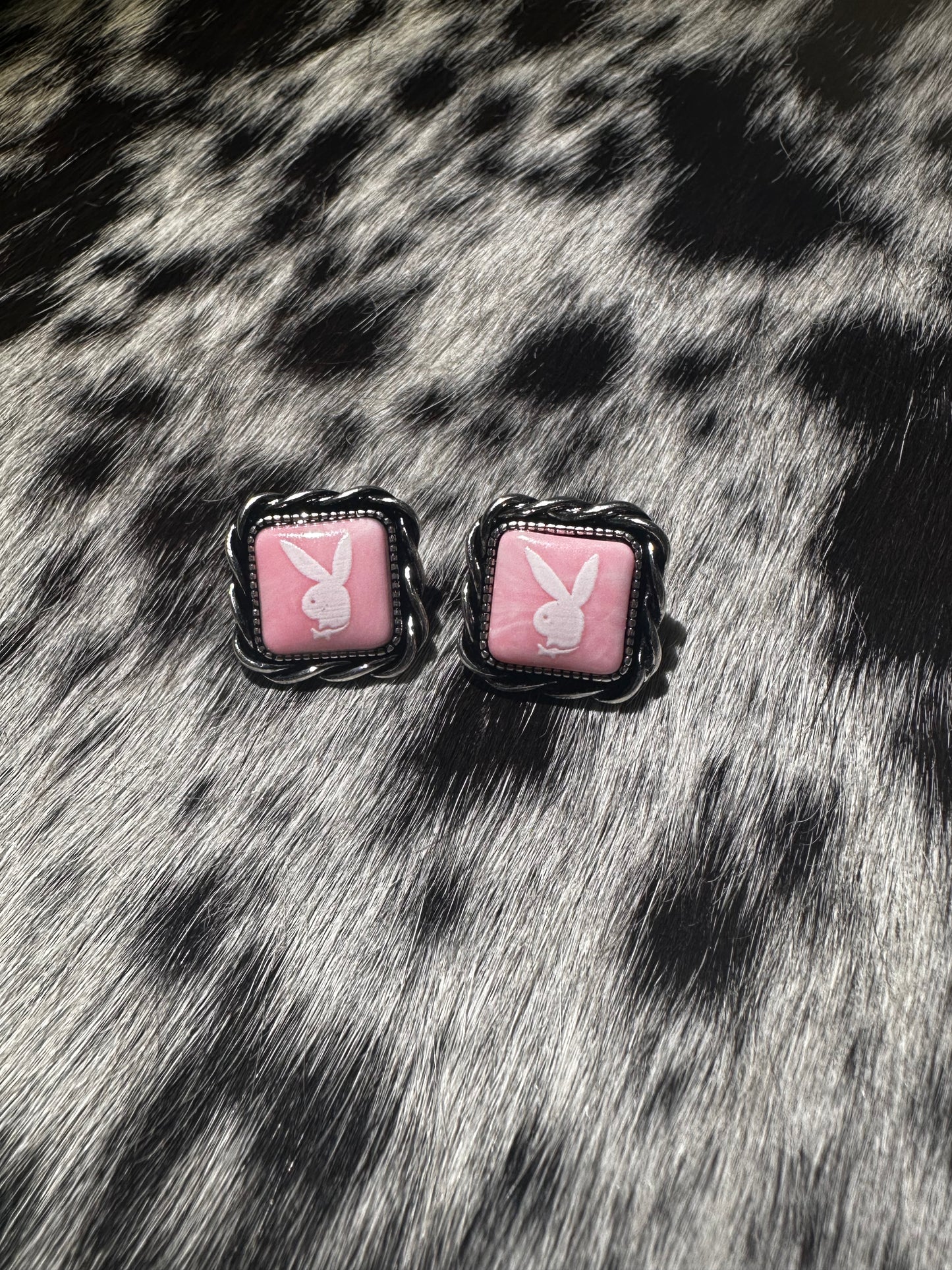 Play boy bunny earrings