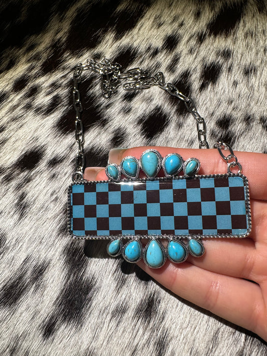 Large checkered bar