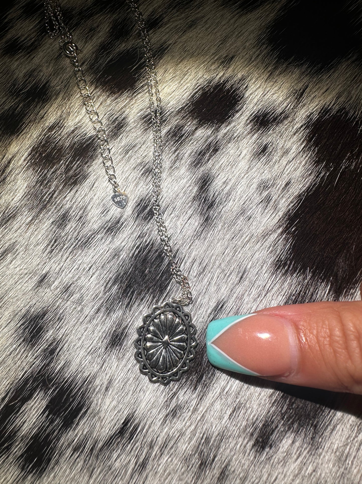 925 sterling silver concho