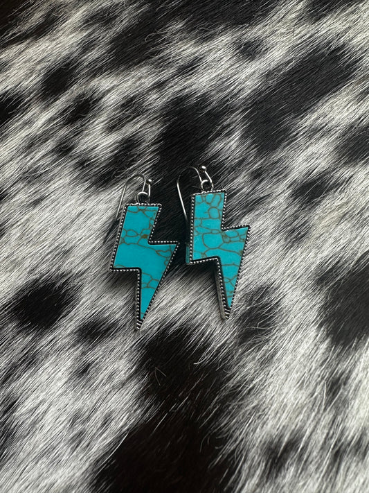 Lightning earrings