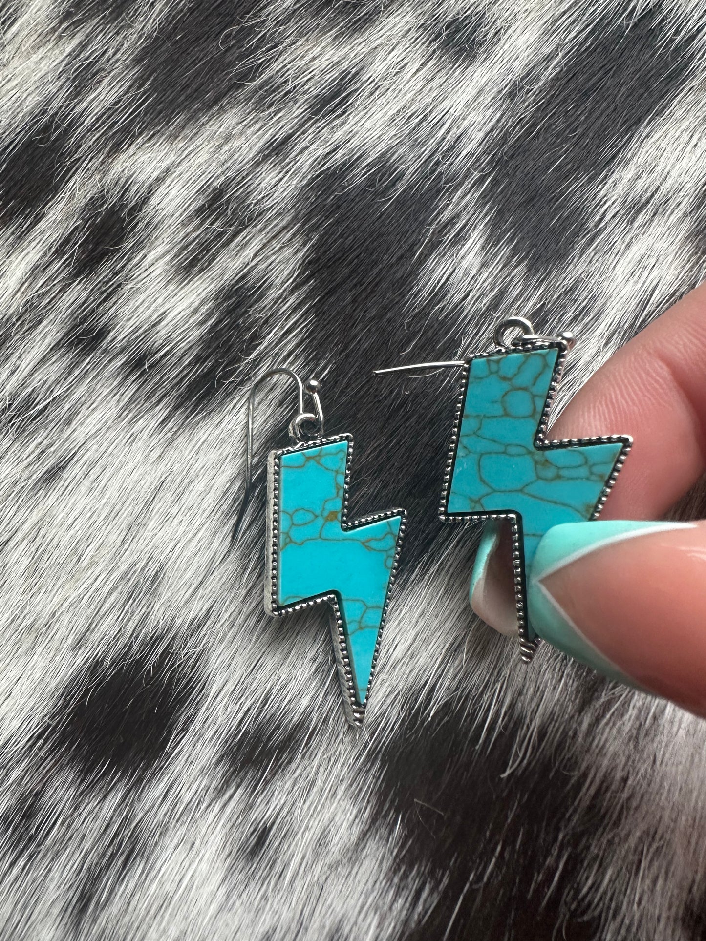 Lightning earrings