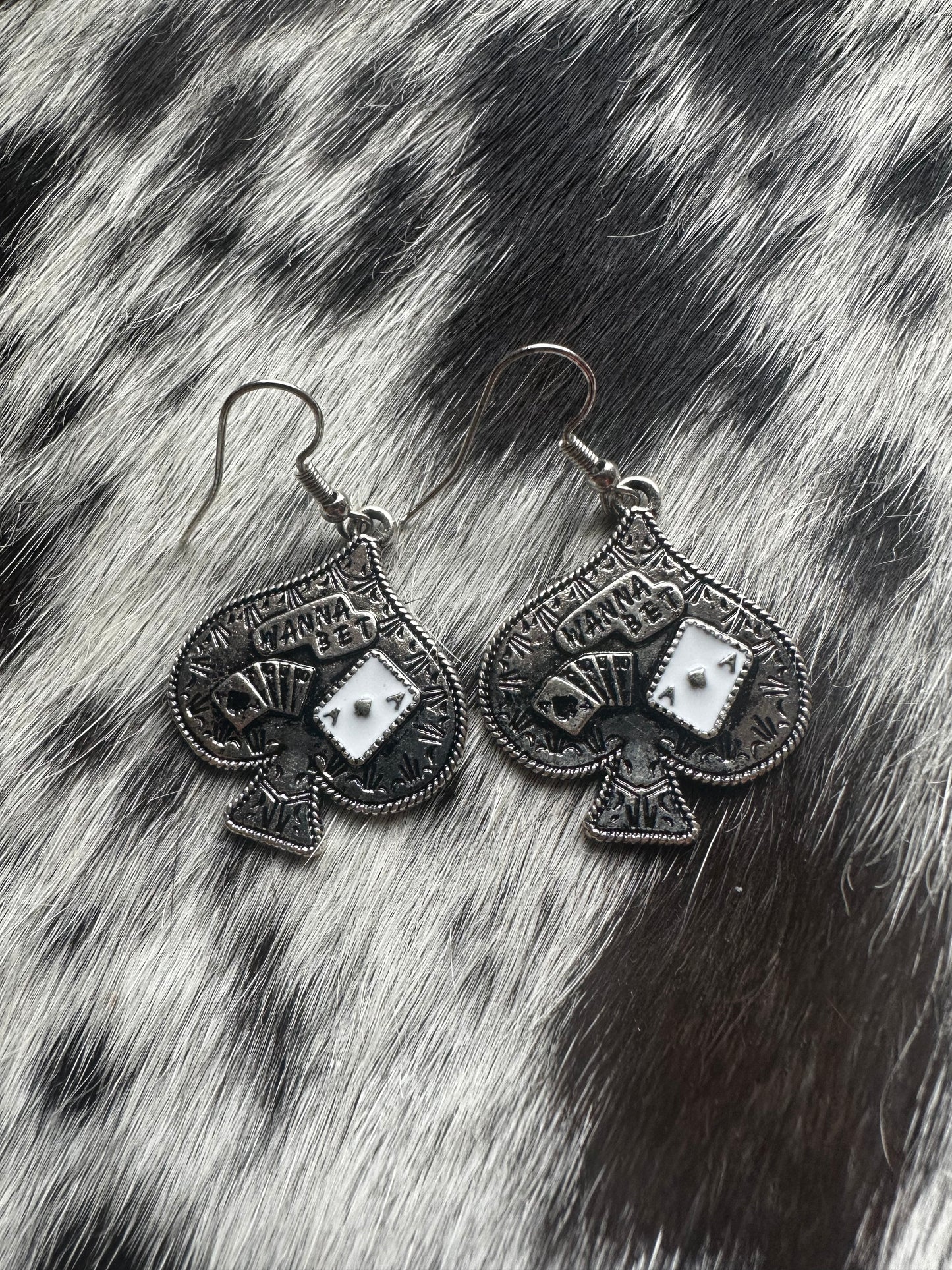 Wanna bet earrings