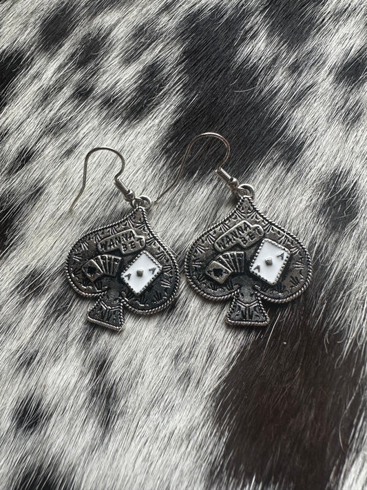 Wanna bet earrings