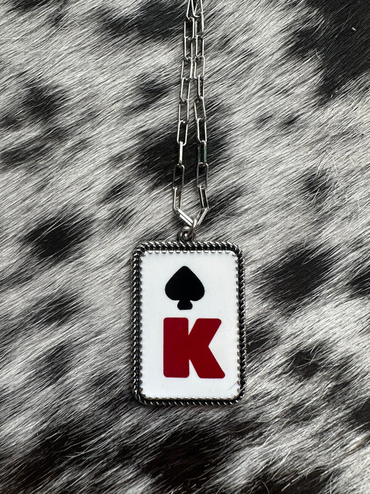 Spade K necklace