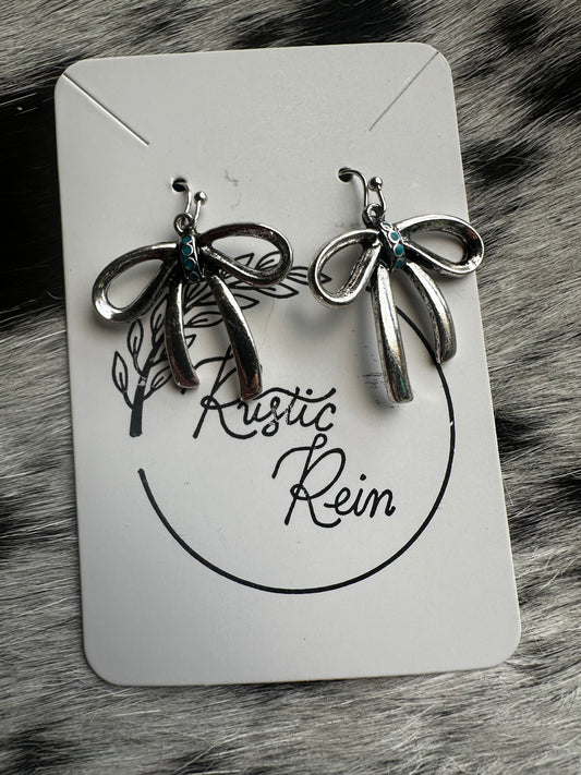 Bow tie earrings