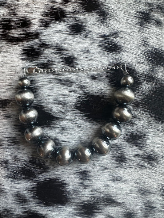 12 mm sterling silver bracelet