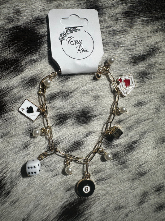 Charm bracelet gold color