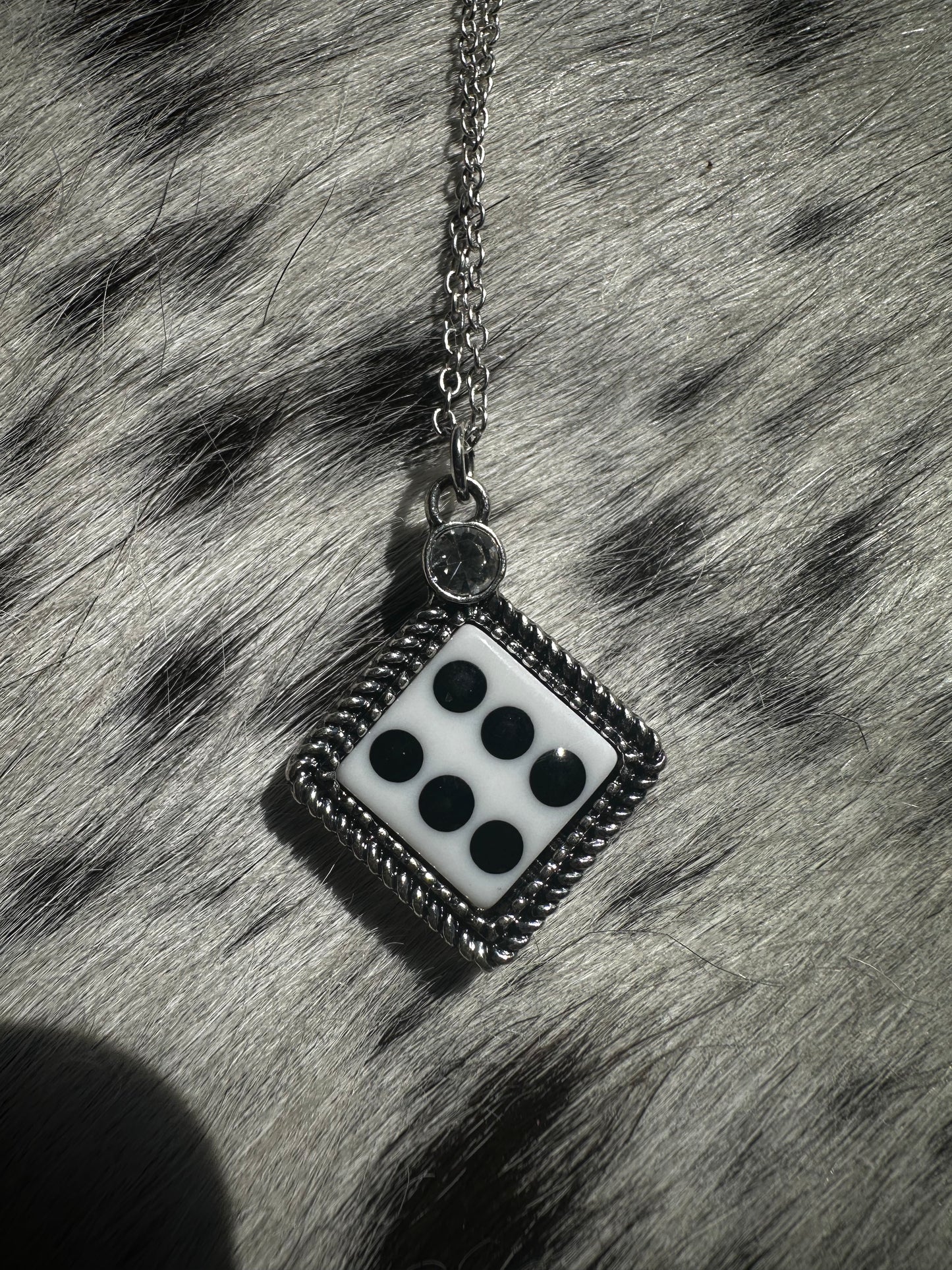 Dice necklace
