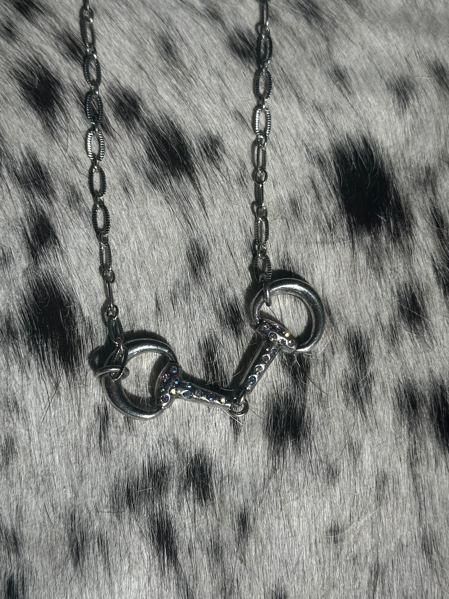 Snaffle bit necklace