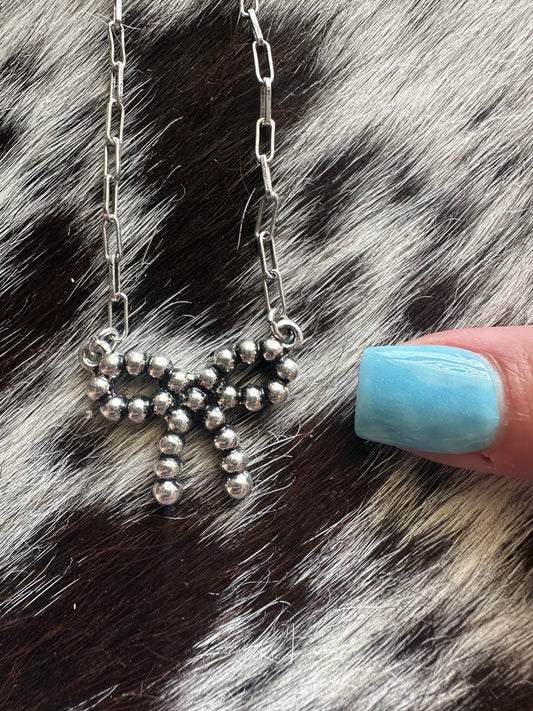 Bow tie necklace
