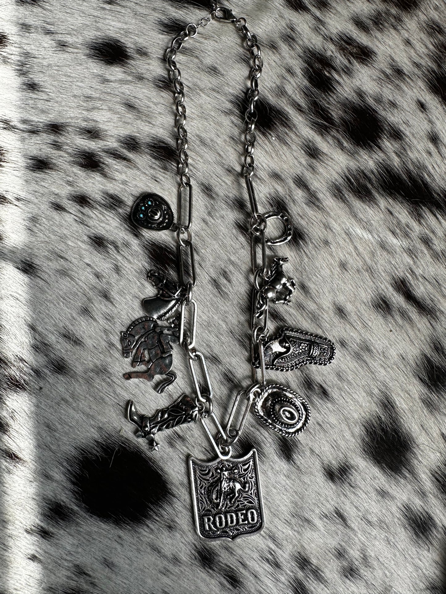 Rodeo charm necklace
