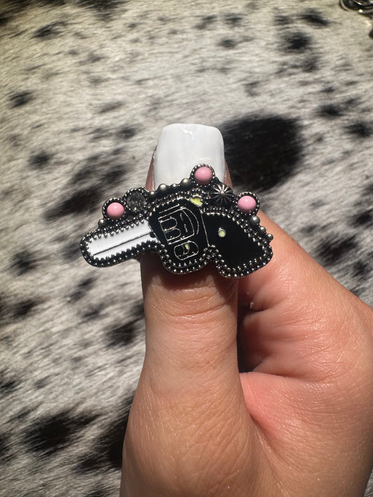 Pink pistol stretch ring