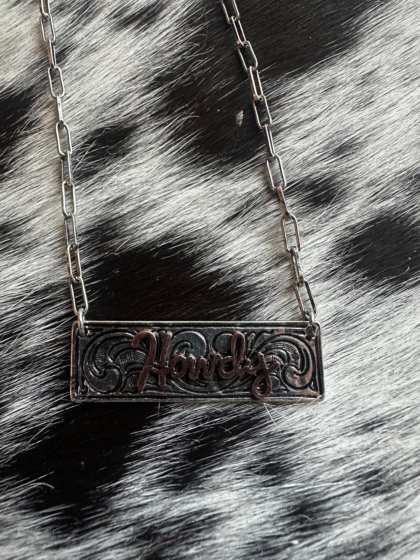 Howdy necklace