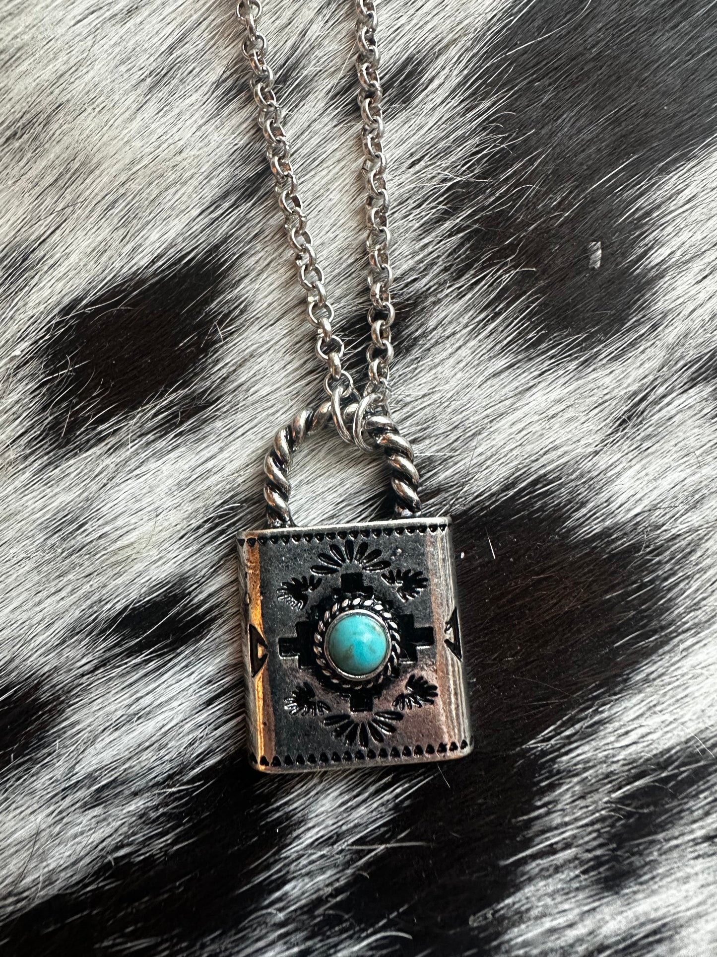 Lock necklace