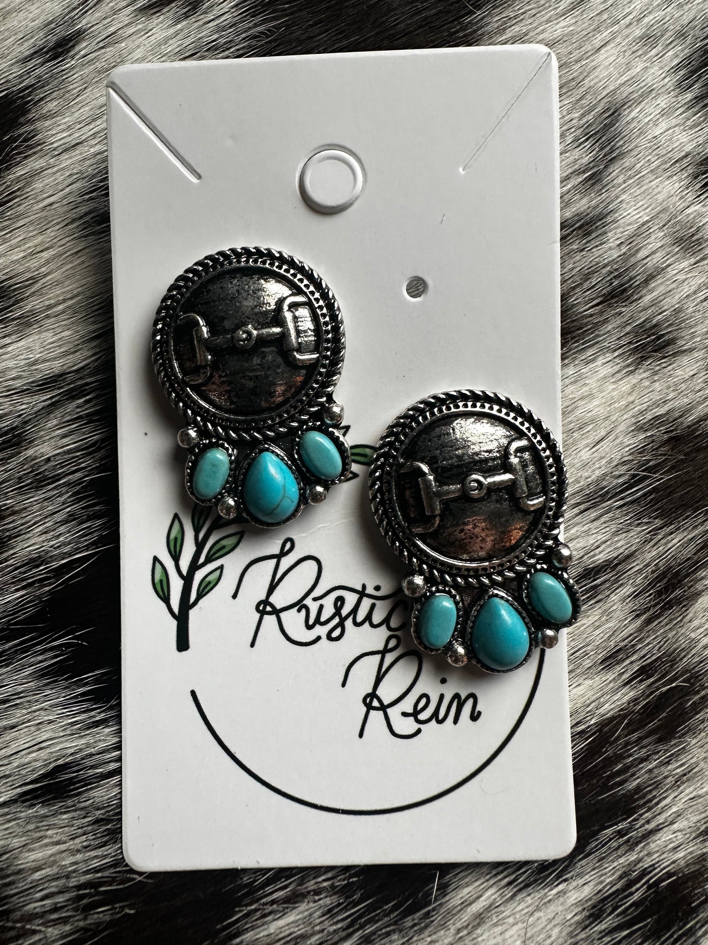 Snaffle bit earrings