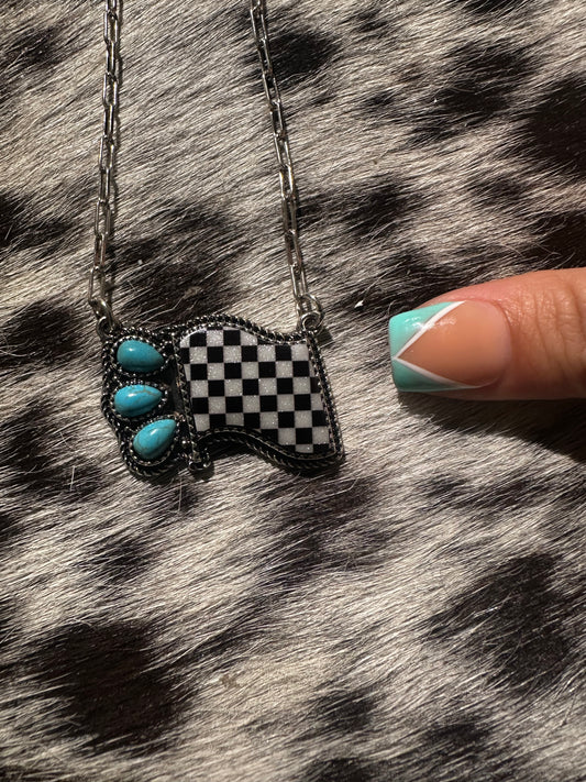 Race track necklace