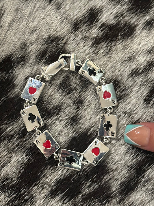Ace card bracelet