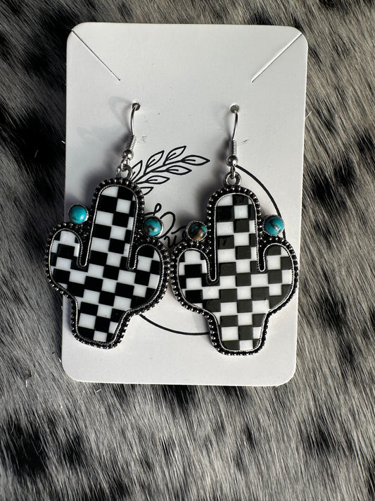 Cactus earrings