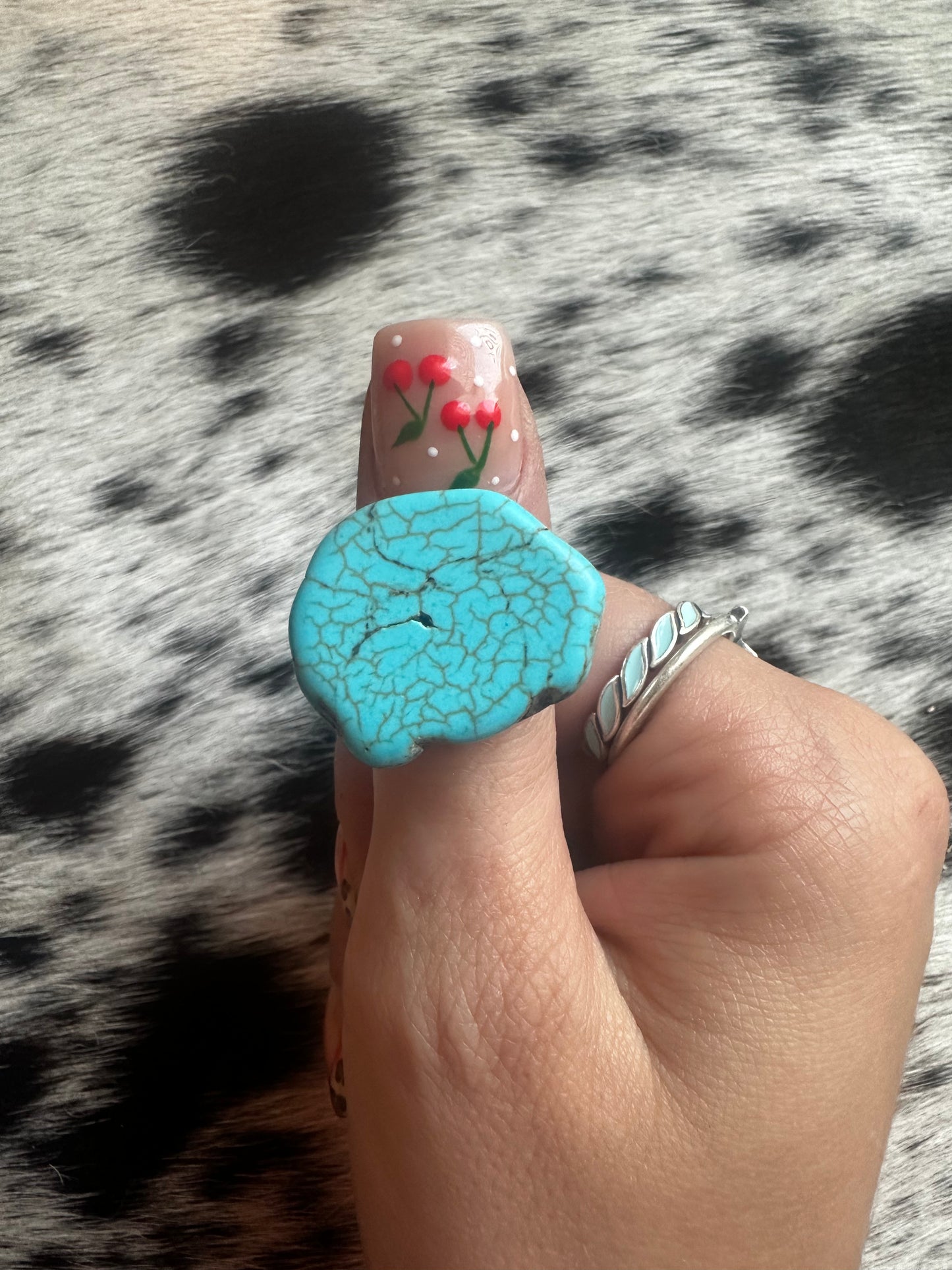 Adjustable Stone ring