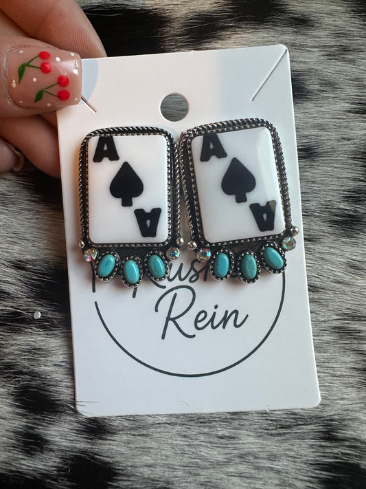 Ace earrings