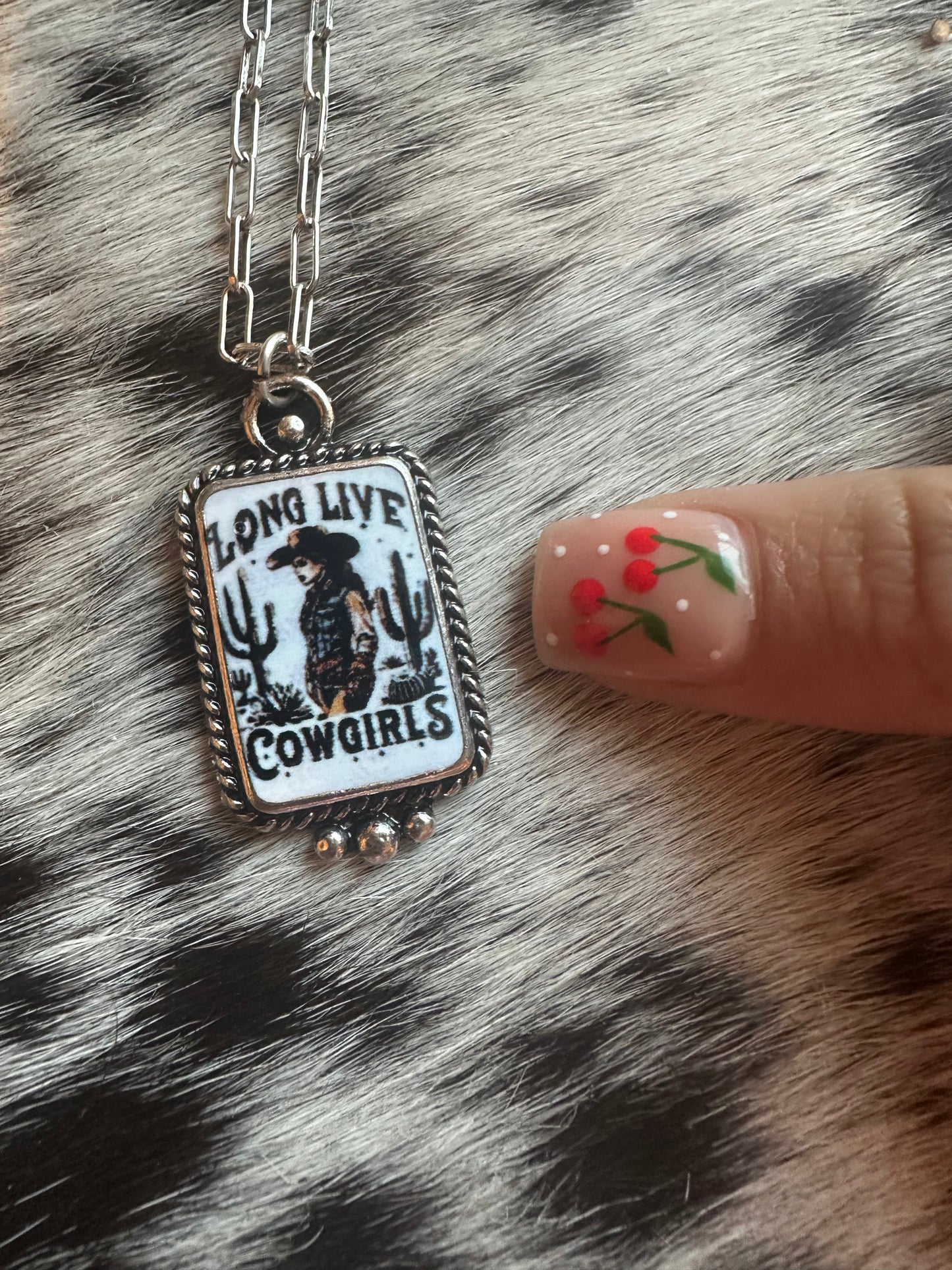 Long live cowgirl necklace