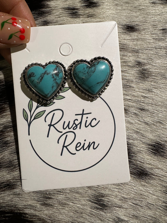 Heart earrings