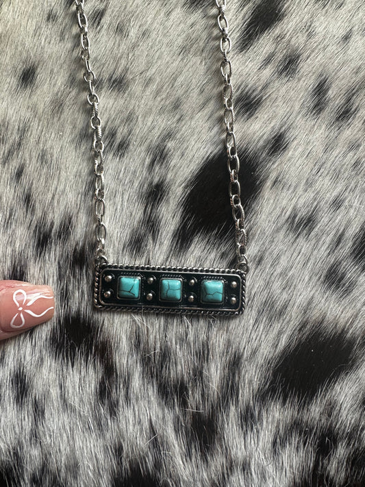 3 bar necklace