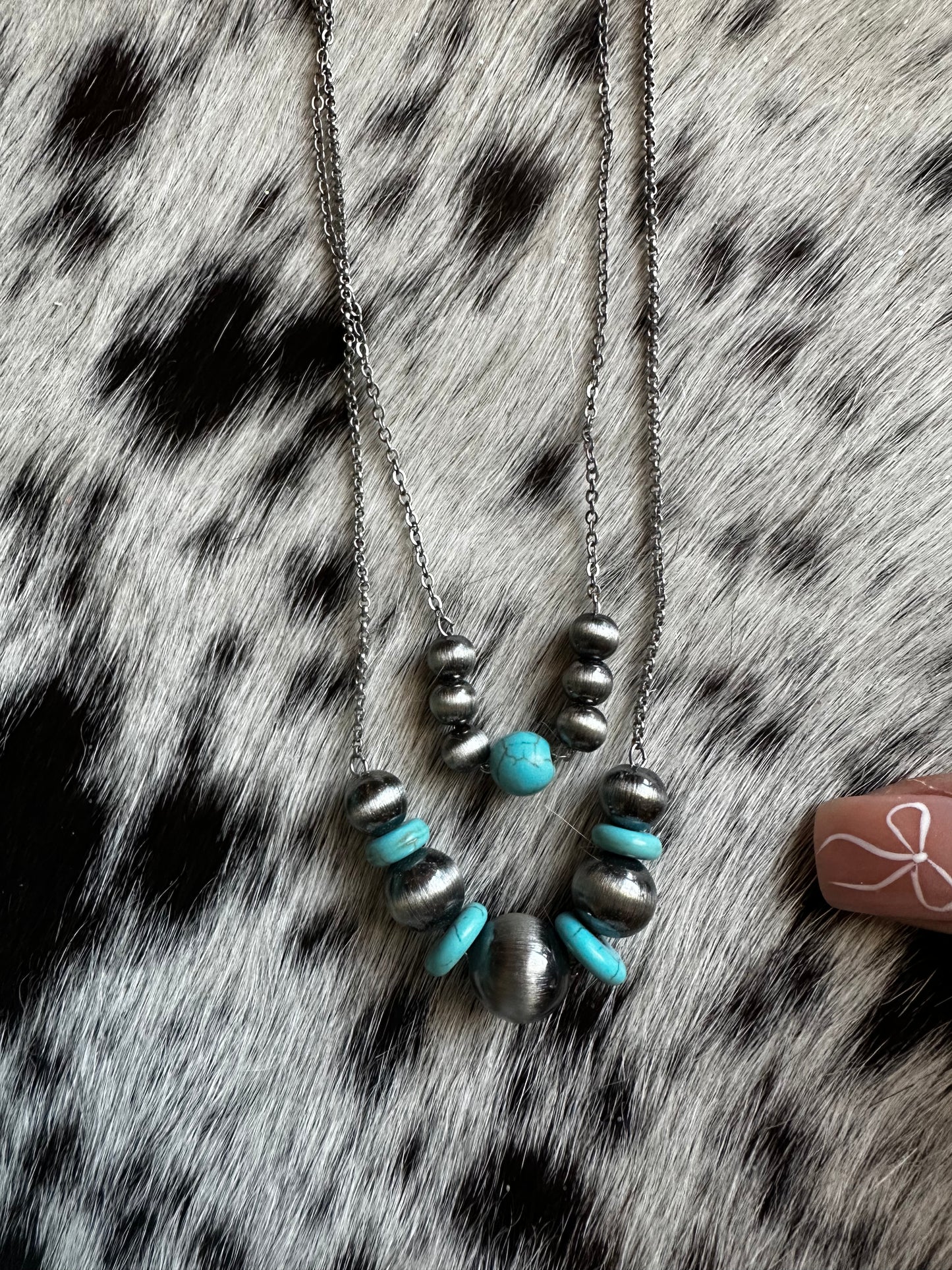 Double Delaney necklace