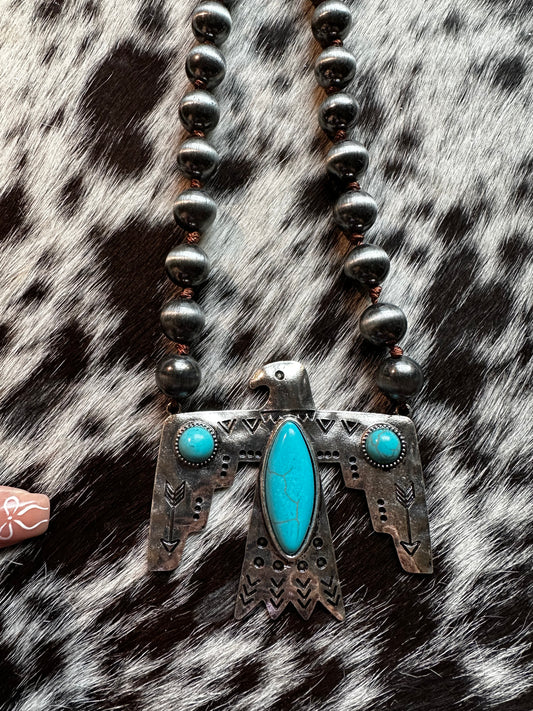 Thunder bird necklace