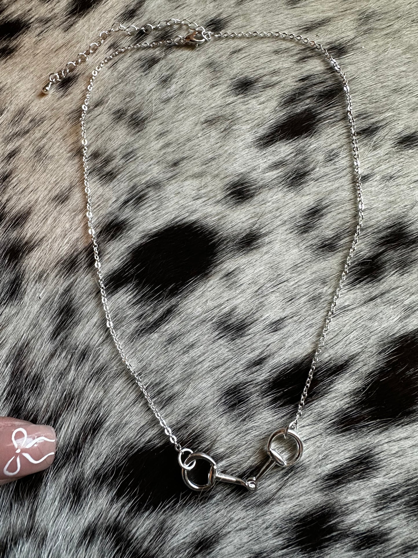 Snaffle bit necklace