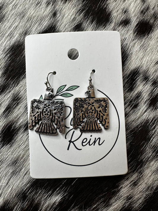 Thunder bird earrings