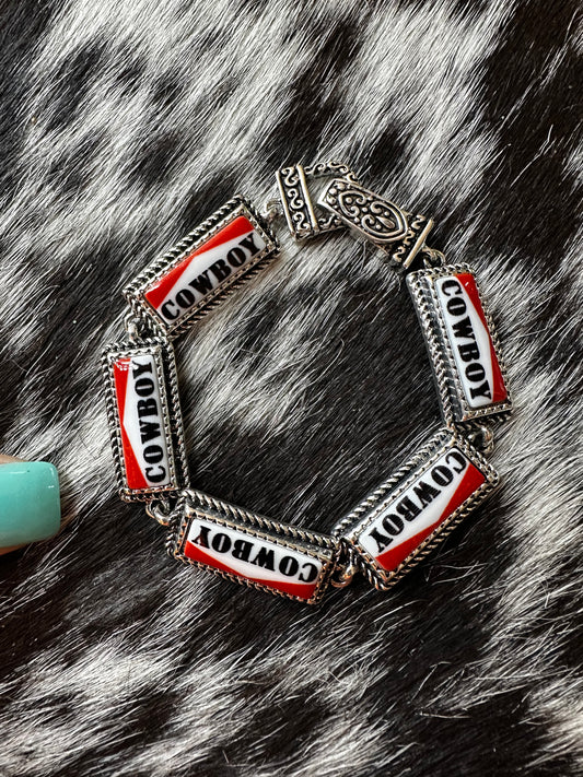 Cowboy clip bracelet