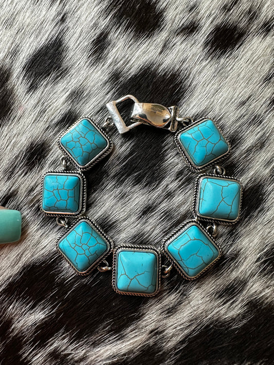 Square clip bracelet