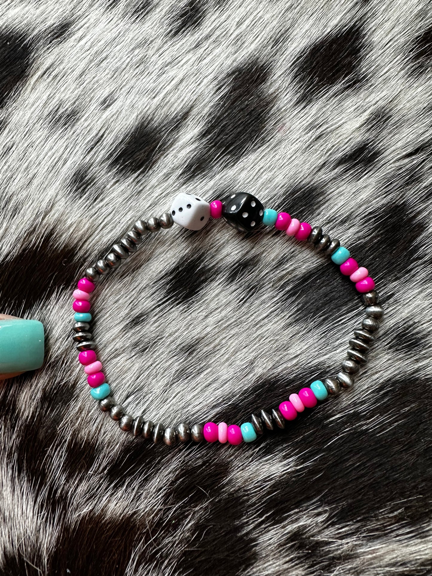 bw&p dice stretch bracelet