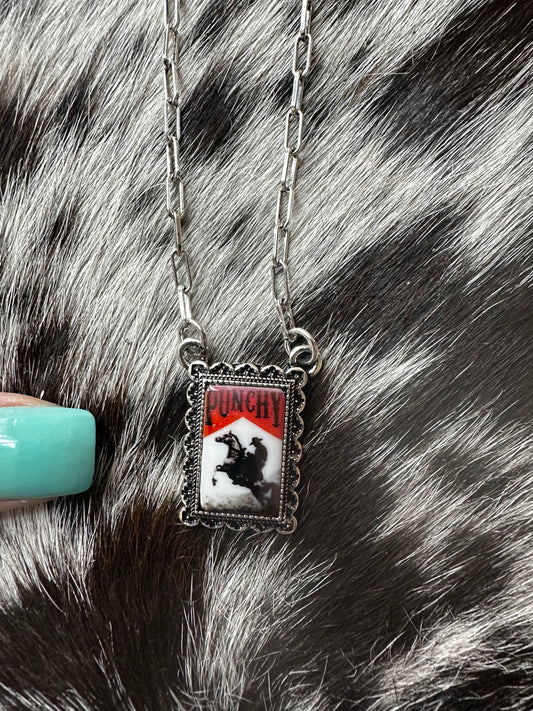 Punchy necklace