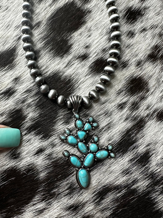 Cactus necklace