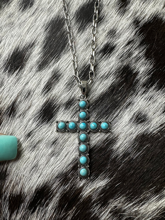 Scout cross necklace