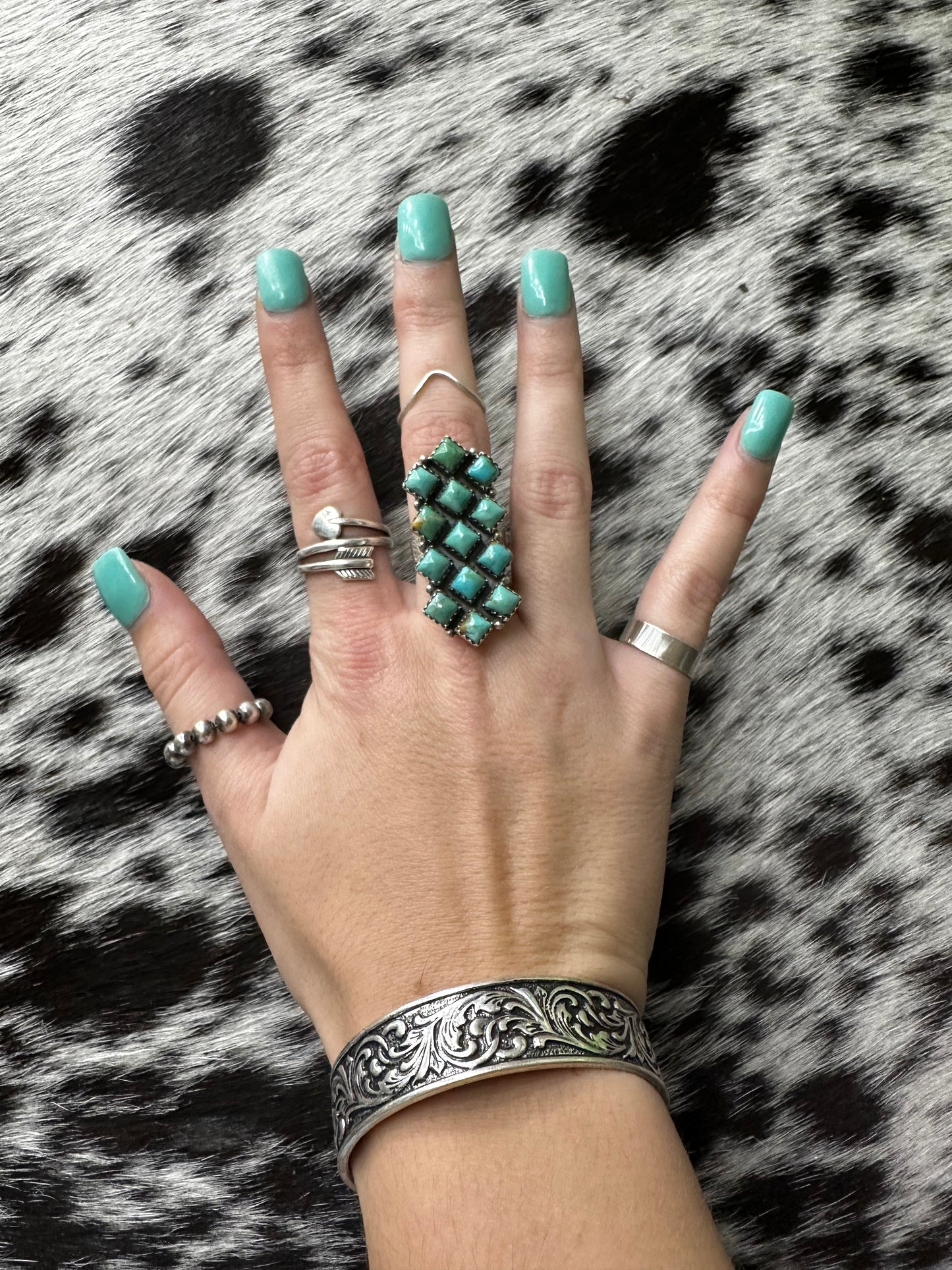 Tooled cuff bracelet