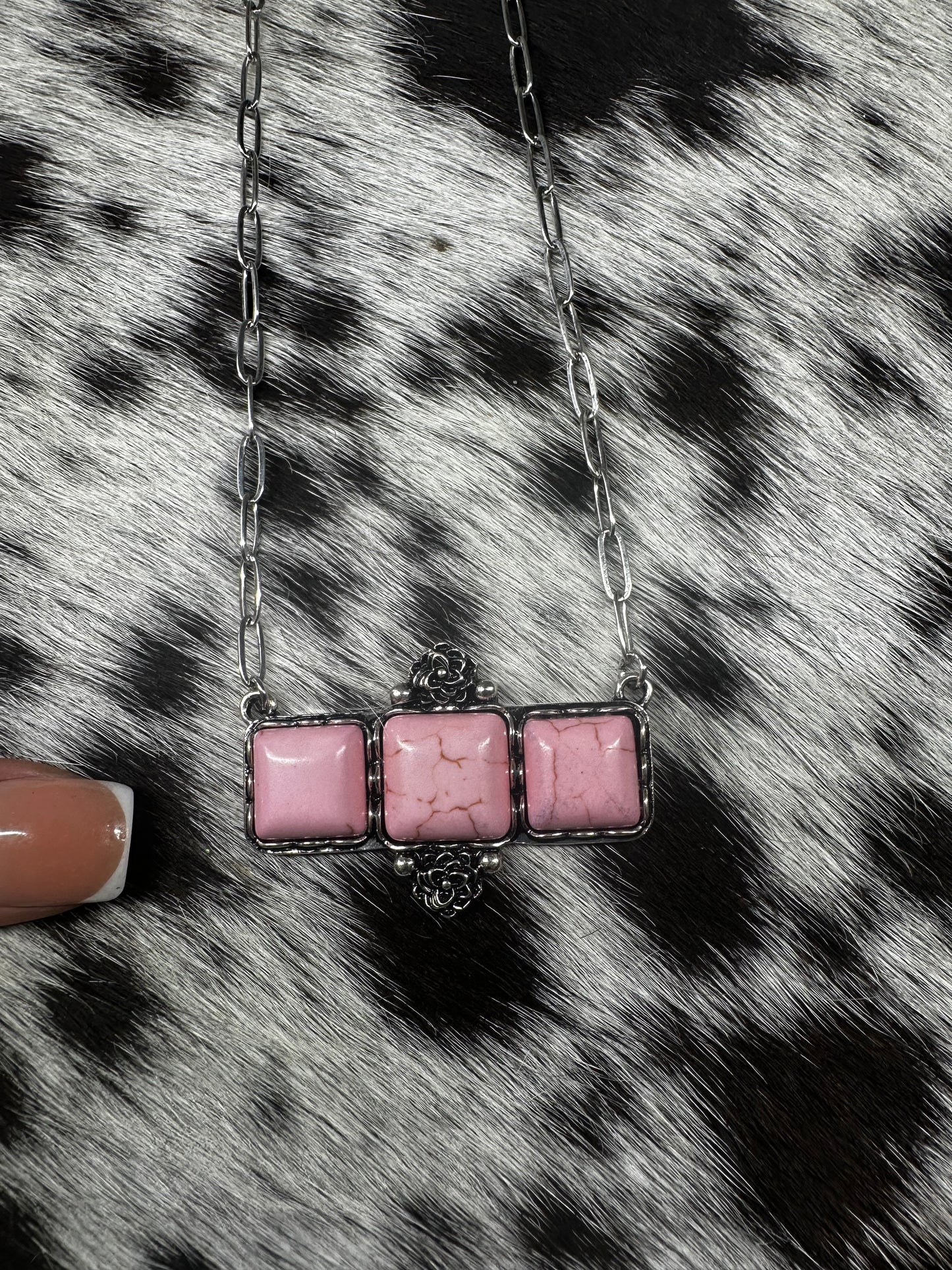 Pink Macy necklace