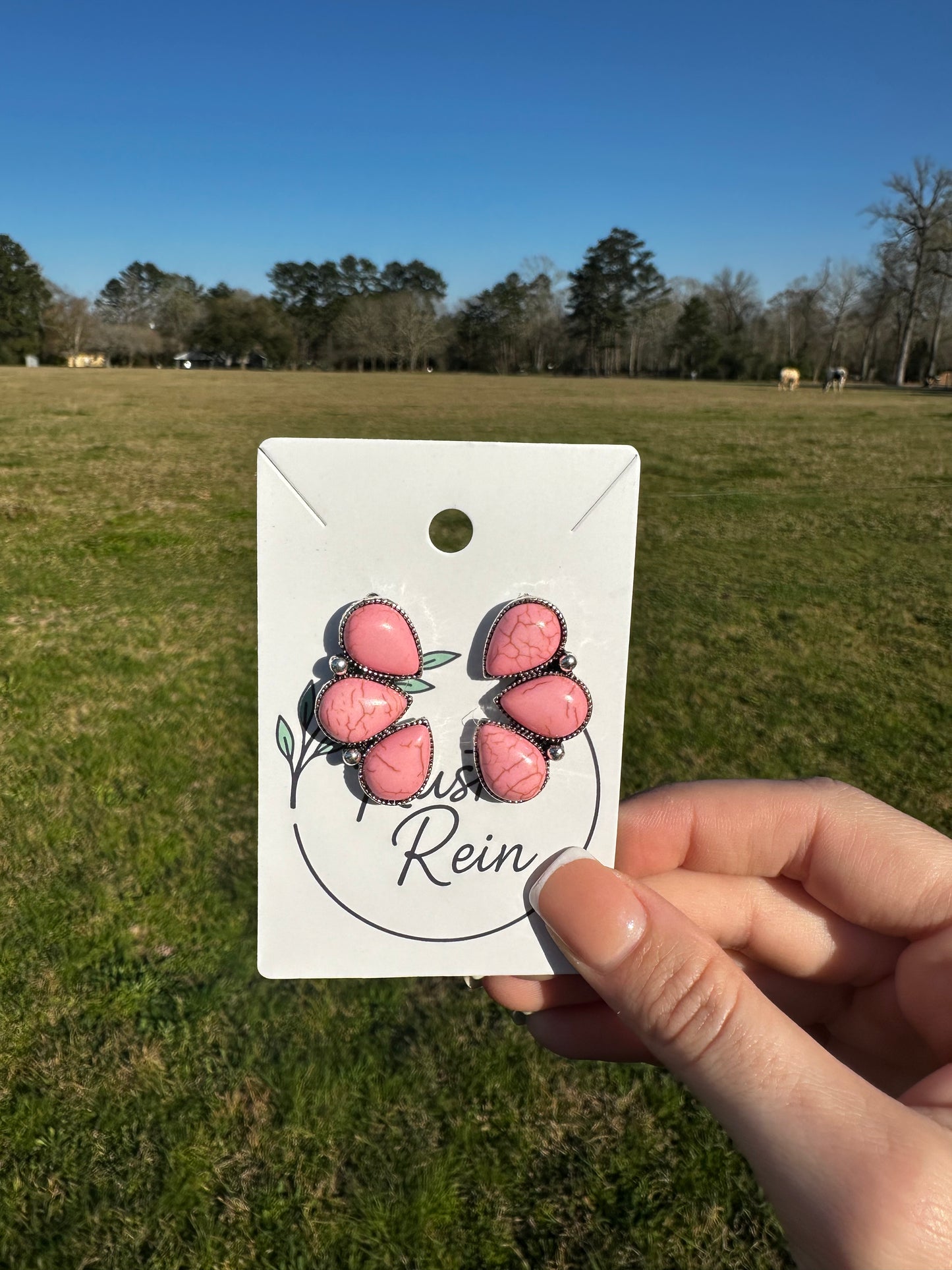 Pink Blaire earrings