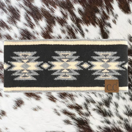 Blk Aztec head band